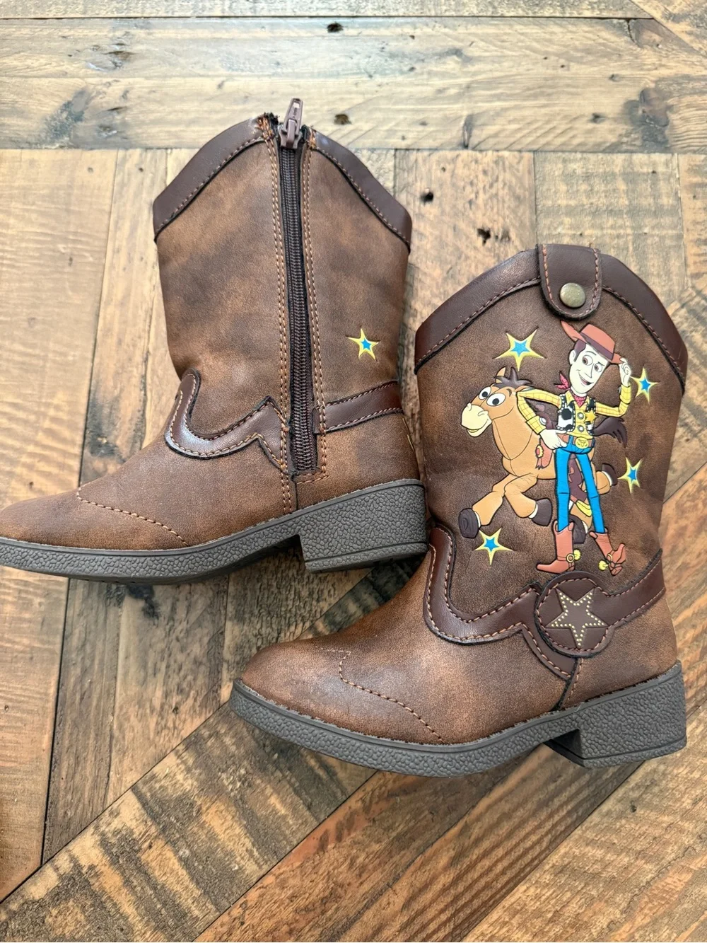 Disney Toy Story Cowboy Boots with Woody & Bullseye